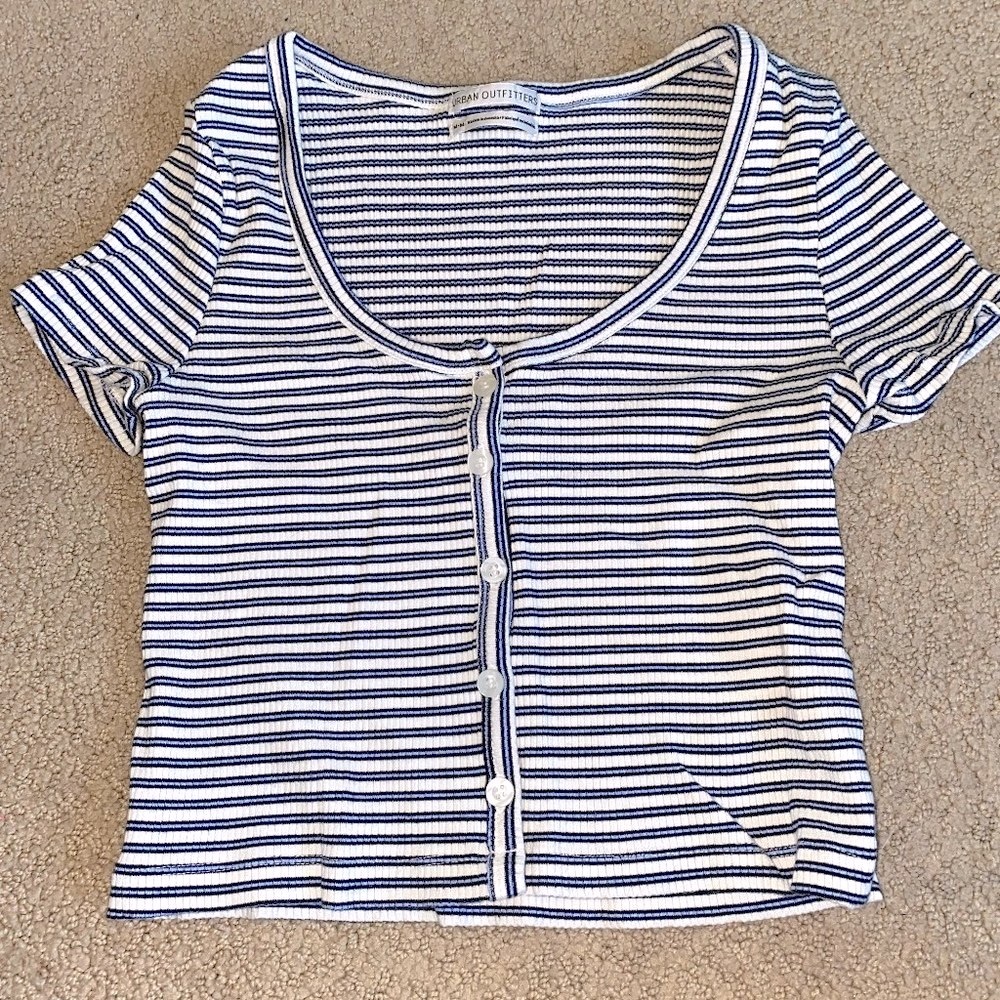 Urban Outfitters Striped Crop Top